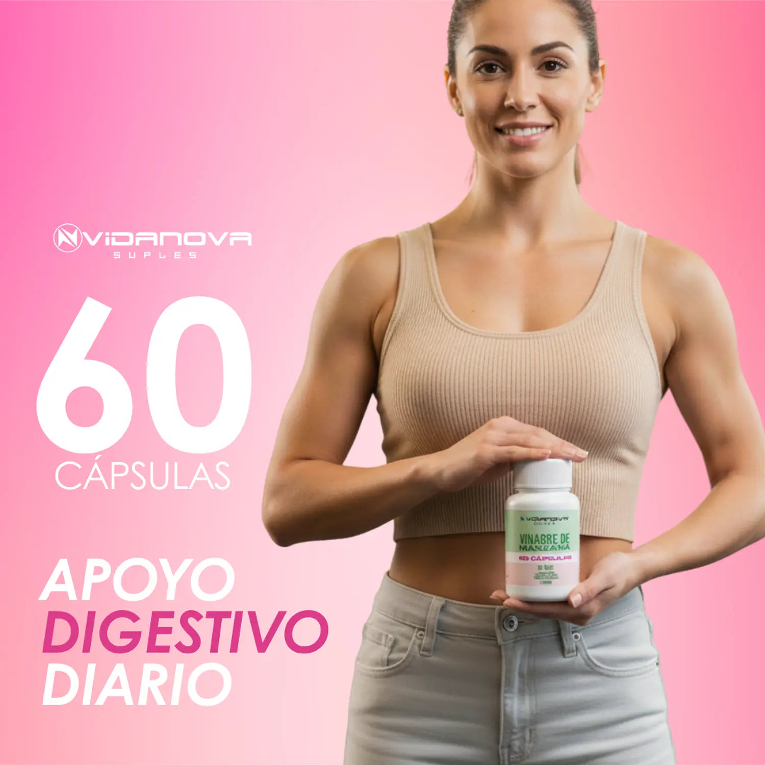VINAGRE DE MANZANA 60CAPS