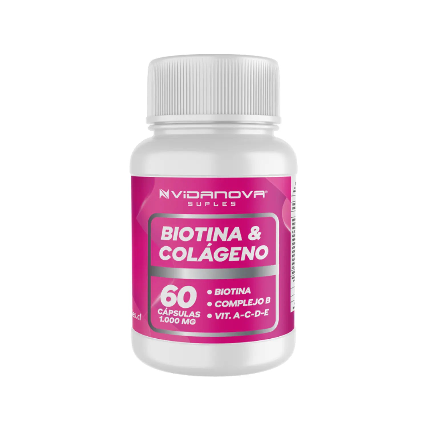 BIOTINA + COLÁGENO 1000MG 60CAPS