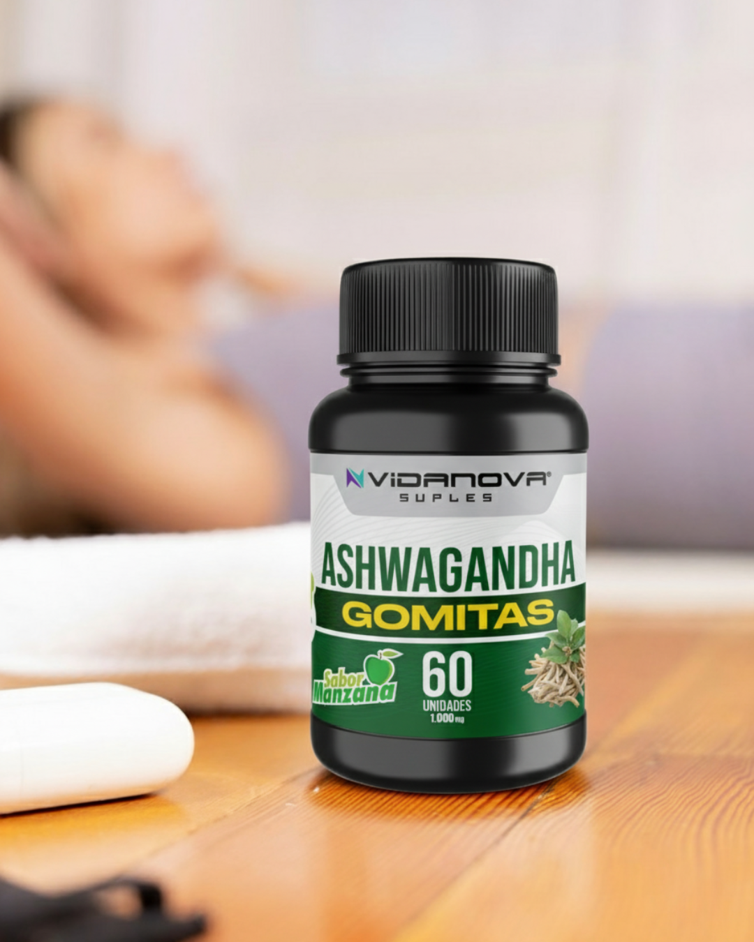 60 GOMITAS ASHWAGANDHA 1000mg