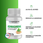 Ashwagandha + Magnesio 1000mg 60 CAPS